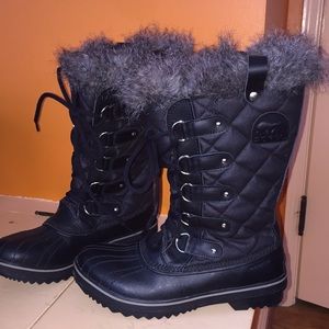 Sorel Tofino Insulated Waterproof Snow Black Boots